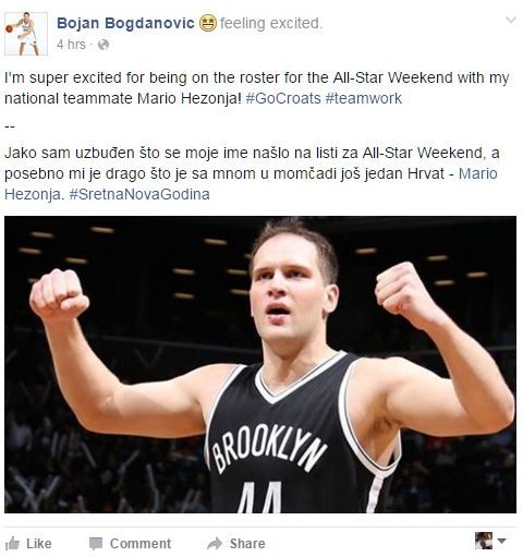 Bogdanović, Facebook