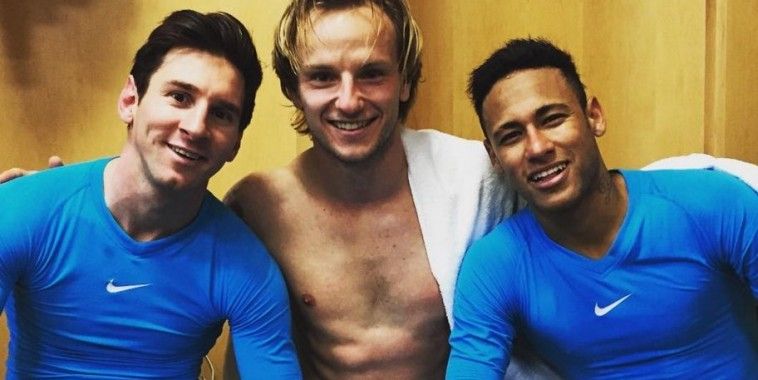 Rakitić, Messi, Neymar, Instagram