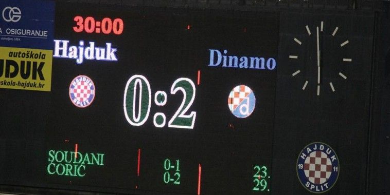 Hajduk - Dinamo, 0-2