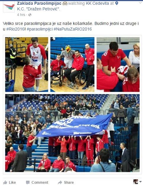 Zaklada paraolimpijac