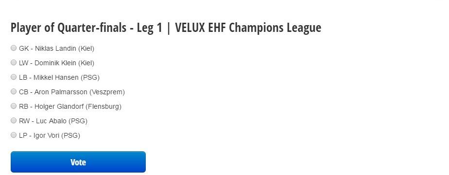 Vori, EHF