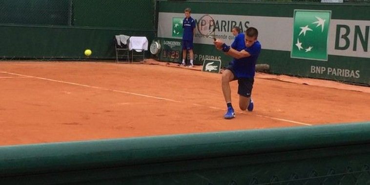 Ćorić, Roland Garros Twitter