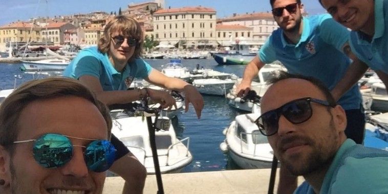 Rakitić, Jedvaj, Schildenfeld, Instagram