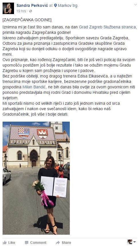 Sandra, Zagrepčanka