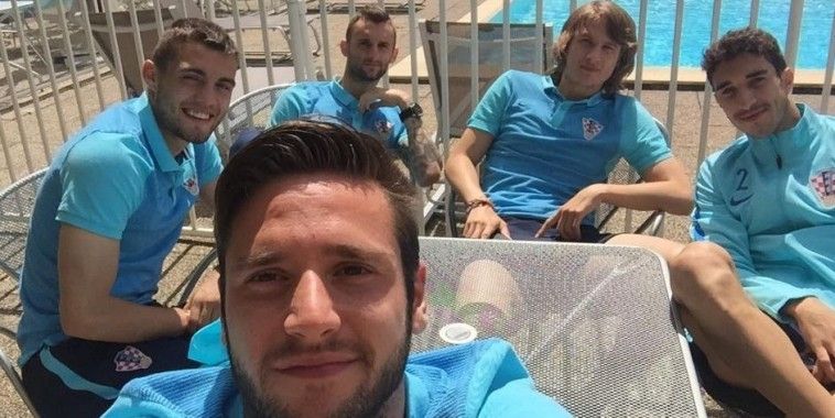 Čop, Vrsaljko, Kovačić, Brozović, Jedvaj, Instagram