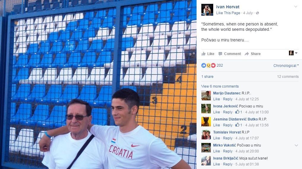 Gašparac, Horvat, Facebook