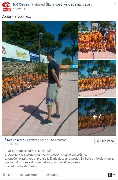 Cedevita, Šarić