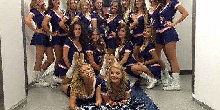 Slovan, cheerleaders