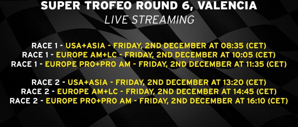 Livestream, Super Trofeo