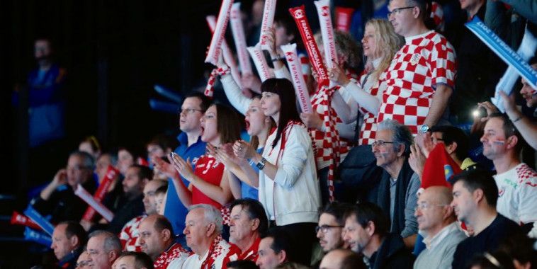 Hrvatska, Montpellier, navijači, Foto HRS