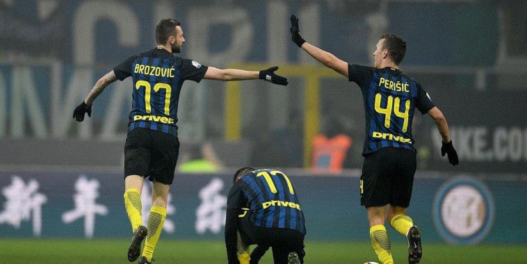 Brozović, Perišić, Foto F.C. Internazionale Milano