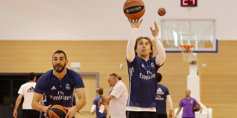 Modrić, košarka, Foto Real Madrid CF