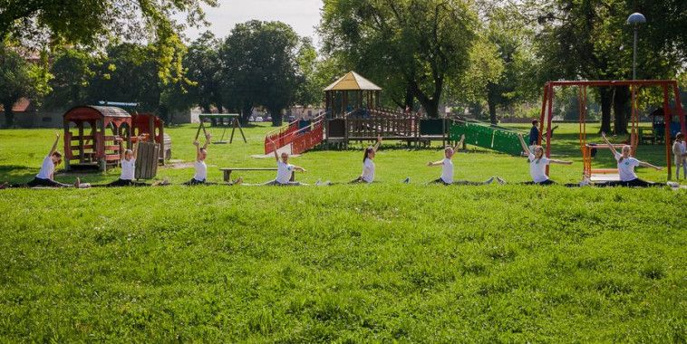 Špaga, Osjeti gimnastiku
