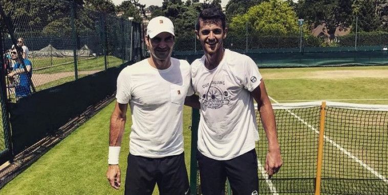 Pavić, Federer, Instagram