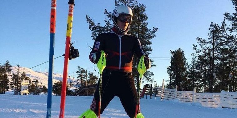 Zubčić, slalom, Instagram