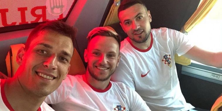 Kalinić, Rakitić, Subašić, Instagram
