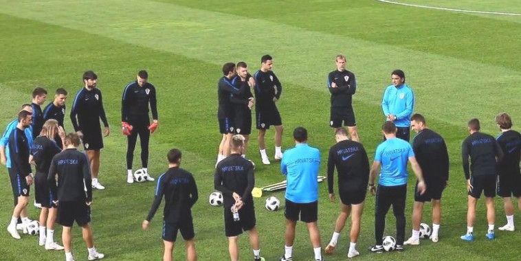 Dalić, Hrvatska, trening