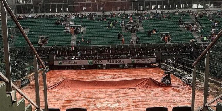 Roland Garros, kiša