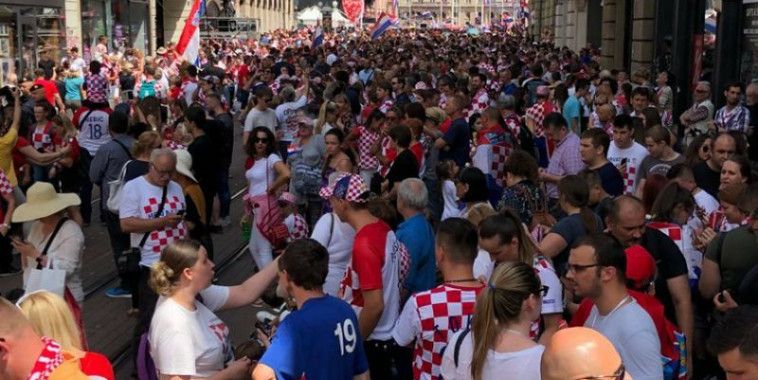 Vatreni, Hrvatska, doček