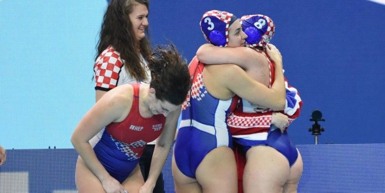 Hrvatska, vaterpolistice slavlje